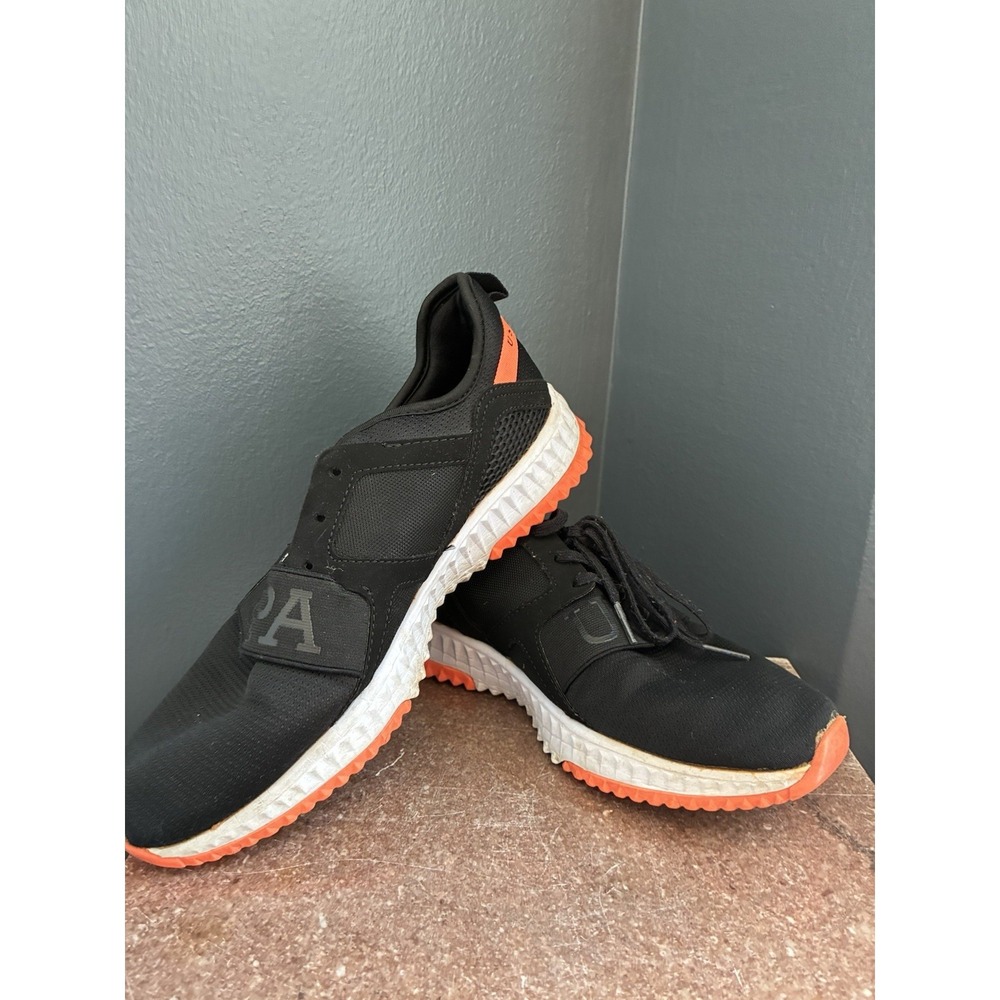 Black And Orange Usa Polo Assn‎ Running Sneakers Size 10 Men's READ DESCRIPTION